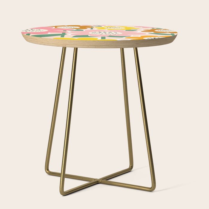Flowerscape - peach Side Table Gallery Image 1