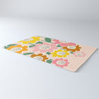 Flowerscape - peach Rug Gallery Image 3