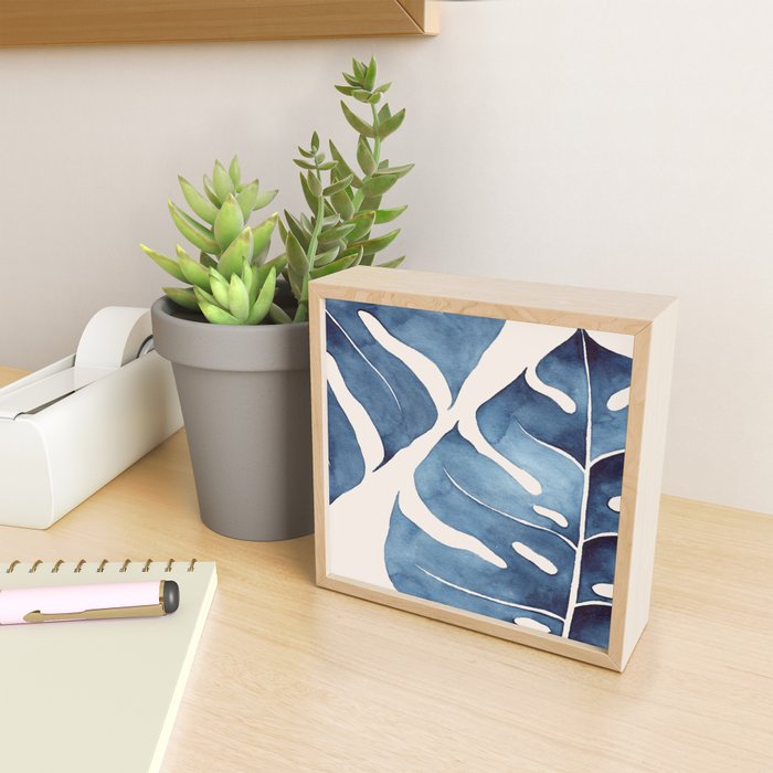 Blue Botanicals No. 2 Mini Art Print Gallery Image 2