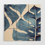 Blue Botanicals No. 2 Wood Wall Art Gallery Image 1