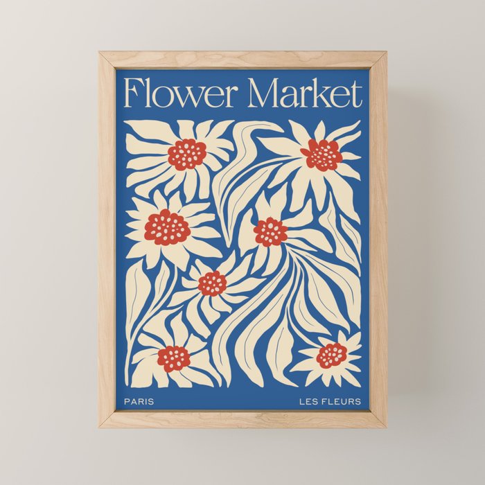 Paris: Flower Market Summer Color Series 01 Mini Art Print Gallery Image 1