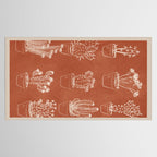 Minimalist Cactus Art 1 Tablecloth Gallery Image 2