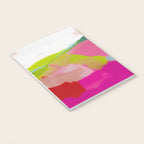 landscape in red with pink abstract art Notebook Gallery Image 3