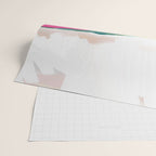 landscape in red with pink abstract art Wrapping Paper Gallery Image 2