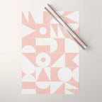 My Favorite Geometric Patterns No.11 - Pale Pink Wrapping Paper Gallery Image 1