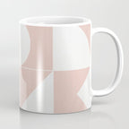 My Favorite Geometric Patterns No.11 - Pale Pink Coffee Mug Gallery Image 1