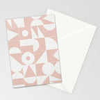 My Favorite Geometric Patterns No.11 - Pale Pink Stationery Card Gallery Image 2