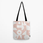 My Favorite Geometric Patterns No.11 - Pale Pink Tote Bag Gallery Image 2