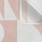 My Favorite Geometric Patterns No.11 - Pale Pink Wall Tapestry Gallery Image 3