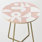 My Favorite Geometric Patterns No.11 - Pale Pink Side Table Gallery Image 2