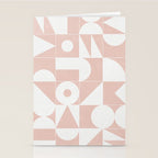 My Favorite Geometric Patterns No.11 - Pale Pink Stationery Card Gallery Image 2