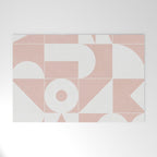 My Favorite Geometric Patterns No.11 - Pale Pink Welcome Mat Gallery Image 1