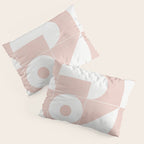 My Favorite Geometric Patterns No.11 - Pale Pink Pillow Sham Gallery Image 3