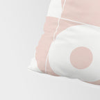 My Favorite Geometric Patterns No.11 - Pale Pink Pillow Sham Gallery Image 4