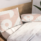 My Favorite Geometric Patterns No.11 - Pale Pink Pillow Sham Gallery Image 2
