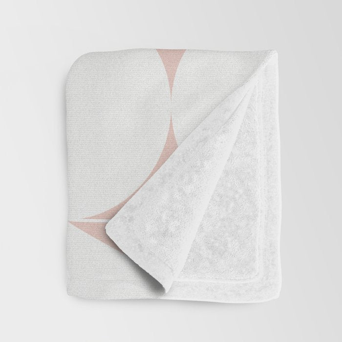 My Favorite Geometric Patterns No.11 - Pale Pink Throw Blanket Gallery Image 3