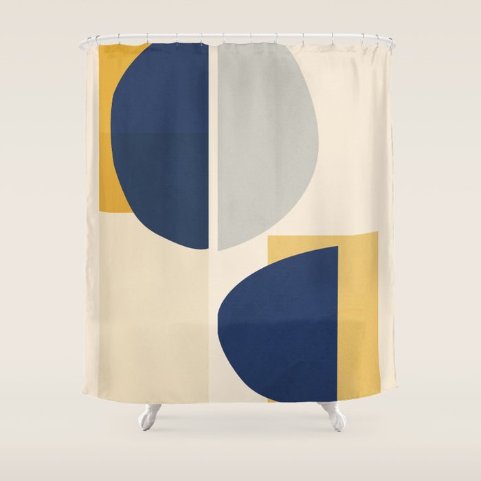 Minimalist Abstract 11 Shower Curtain Gallery Image 1