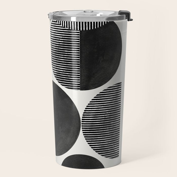 Retro Graphic Mid Century Modern Travel Mug Gallery Image 2