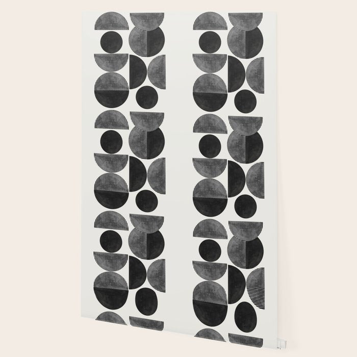 Retro Graphic Mid Century Modern Wallpaper Gallery Image 2