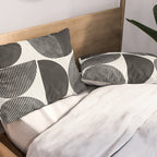 Retro Graphic Mid Century Modern Pillow Sham Gallery Image 2