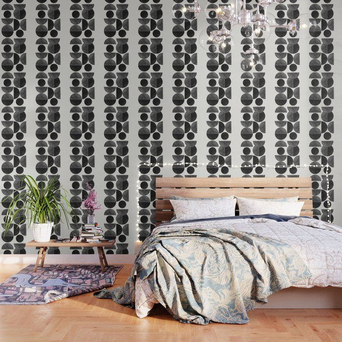 Retro Graphic Mid Century Modern Wallpaper Gallery Image 3