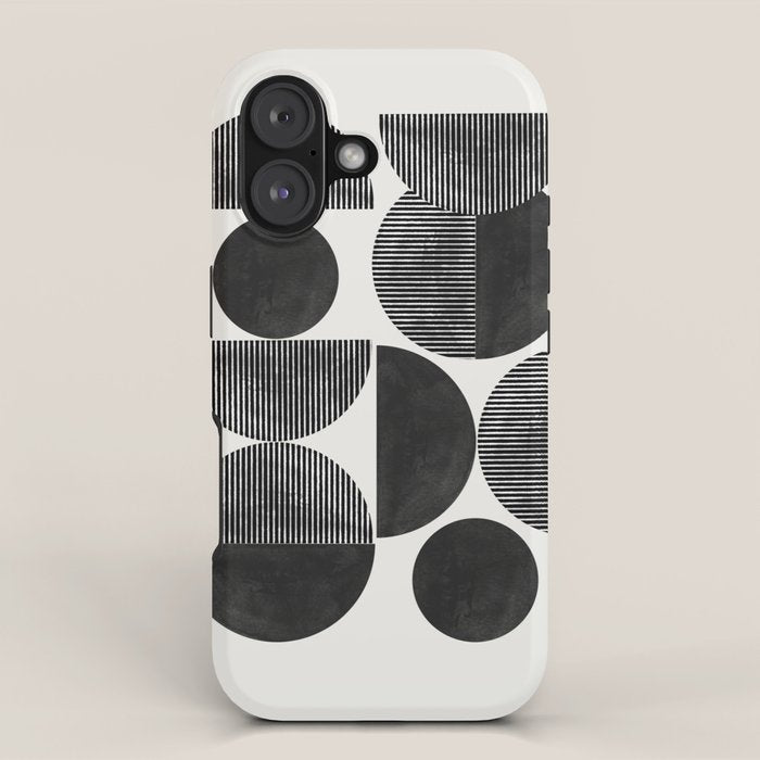 Retro Graphic Mid Century Modern iPhone Case Gallery Image 1