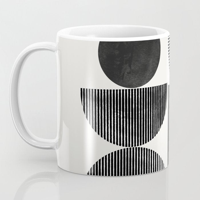 Retro Graphic Mid Century Modern Coffee Mug Gallery Image 3