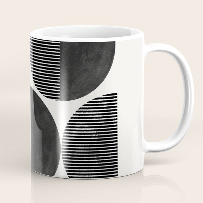 Retro Graphic Mid Century Modern Coffee Mug Gallery Image 1