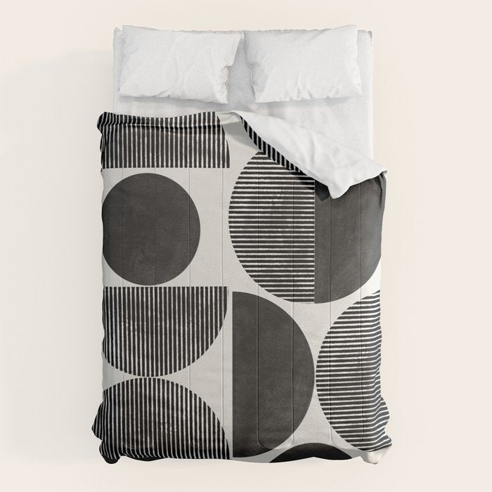 Retro Graphic Mid Century Modern Comforter Gallery Image 1