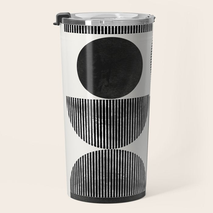 Retro Graphic Mid Century Modern Travel Mug Gallery Image 3