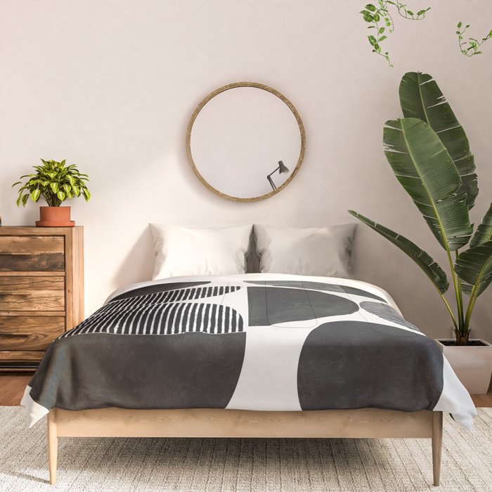 Retro Graphic Mid Century Modern Comforter Gallery Image 3