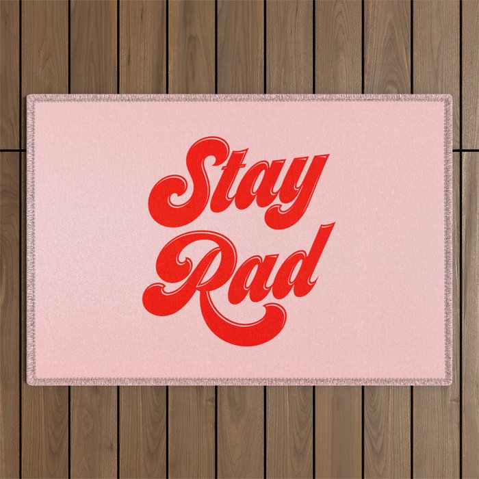 Stay Rad Outdoor Rug Gallery Image 1