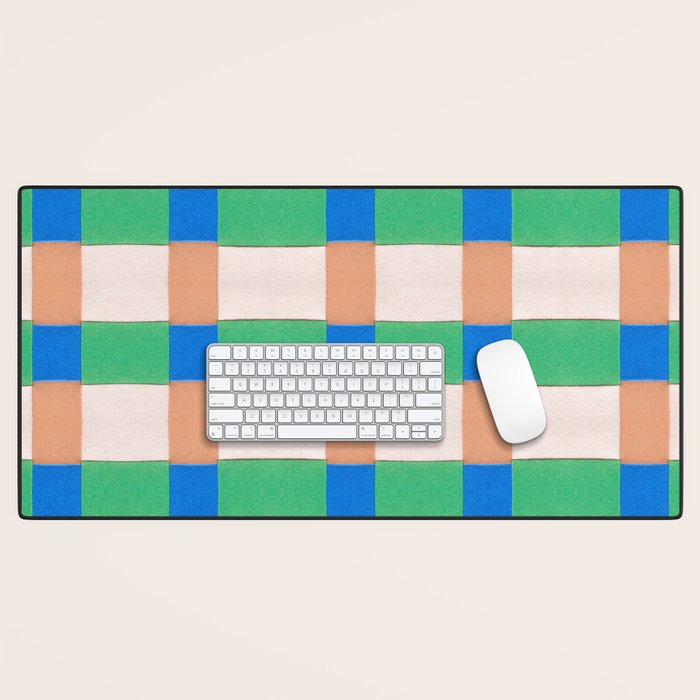 Paper Weaving Pattern #3 Desk Mat Gallery Image 1