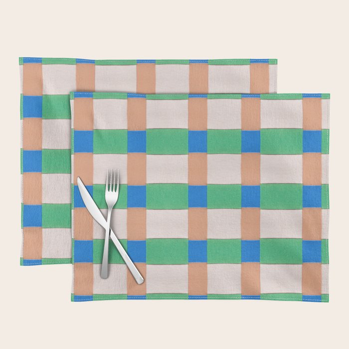 Paper Weaving Pattern #3 Placemat Gallery Image 1