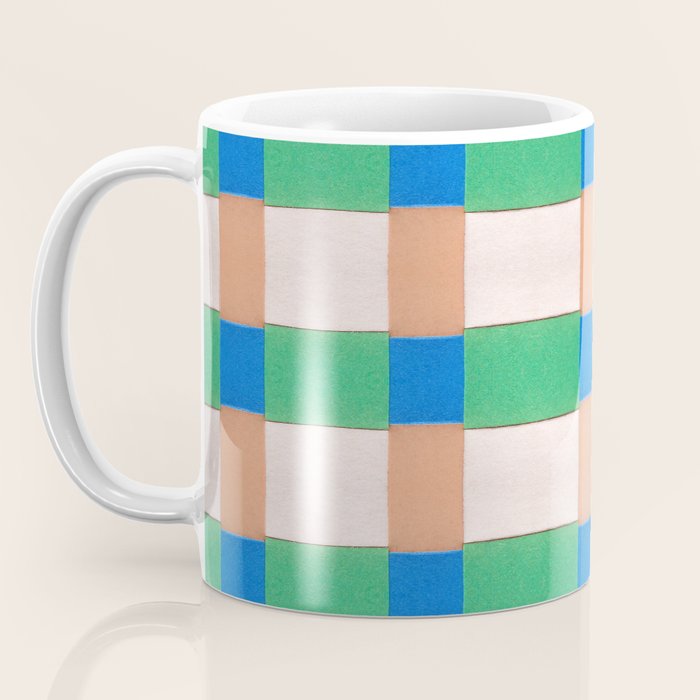 Paper Weaving Pattern #3 Coffee Mug Gallery Image 3