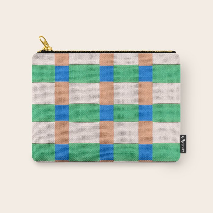 Paper Weaving Pattern #3 Carry All Pouch Gallery Image 1