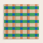 Paper Weaving Pattern #3 Wood Wall Art Gallery Image 1