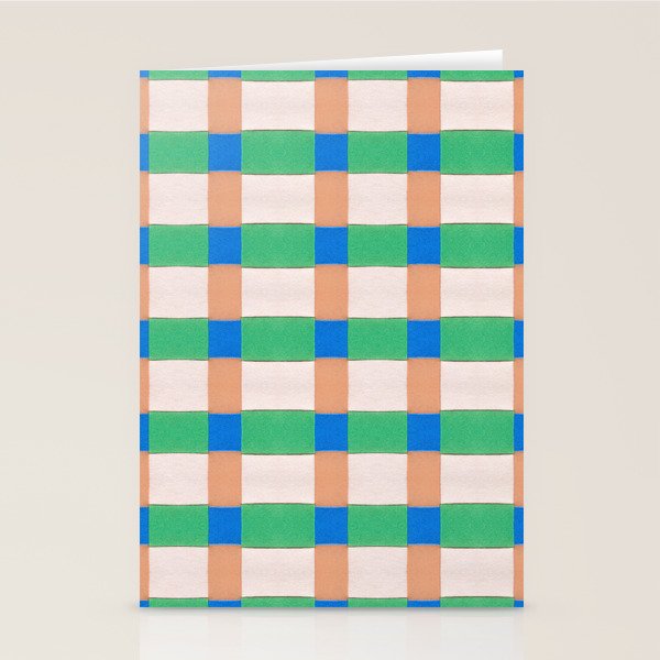 Paper Weaving Pattern #3 Stationery Card Gallery Image 1