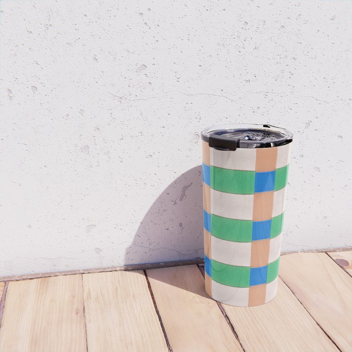 Paper Weaving Pattern #3 Travel Mug Gallery Image 4