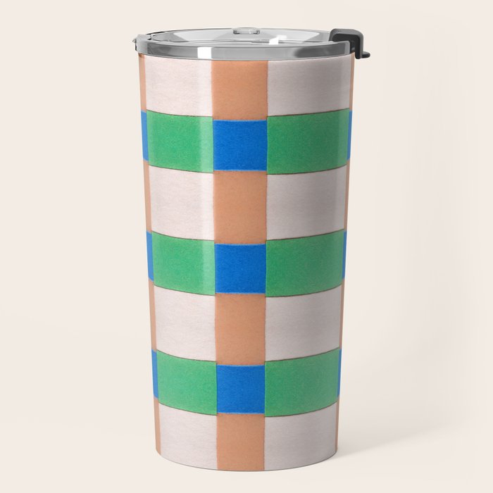 Paper Weaving Pattern #3 Travel Mug Gallery Image 2