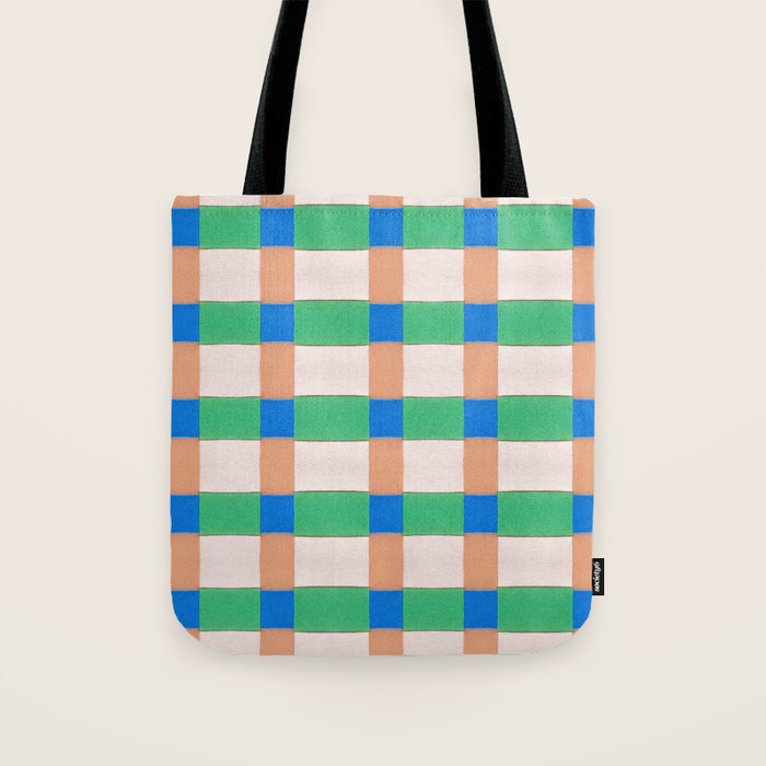 Paper Weaving Pattern #3 Tote Bag Gallery Image 1