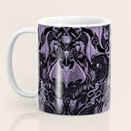 Bats and Beasts - ROYAL PURPLE Coffee Mug Gallery Image 3