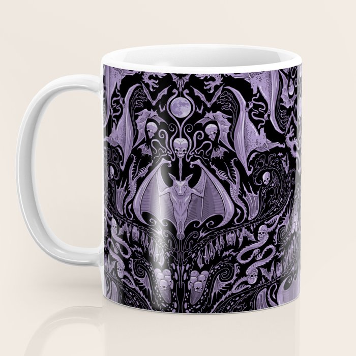 Bats and Beasts - ROYAL PURPLE Coffee Mug Gallery Image 3