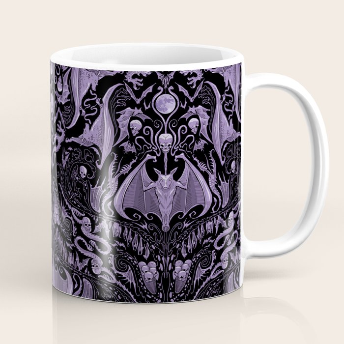 Bats and Beasts - ROYAL PURPLE Coffee Mug Gallery Image 1