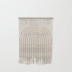 Minimal Arch XVI Earthy Natural Modern Geometric Lines Wall Hanging Gallery Image 1