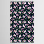 Whimsical Cheerful Bows Plants Tablecloth Gallery Image 2