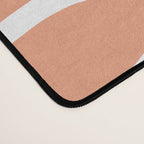 Coral Zebra Animal Print Desk Mat Gallery Image 4