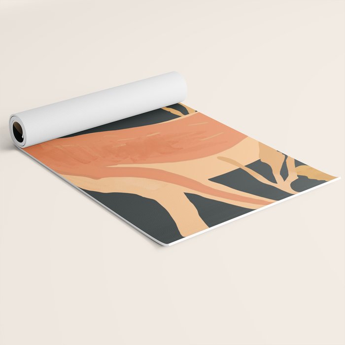 Minimal Abstract Art Deer Yoga Mat Gallery Image 2