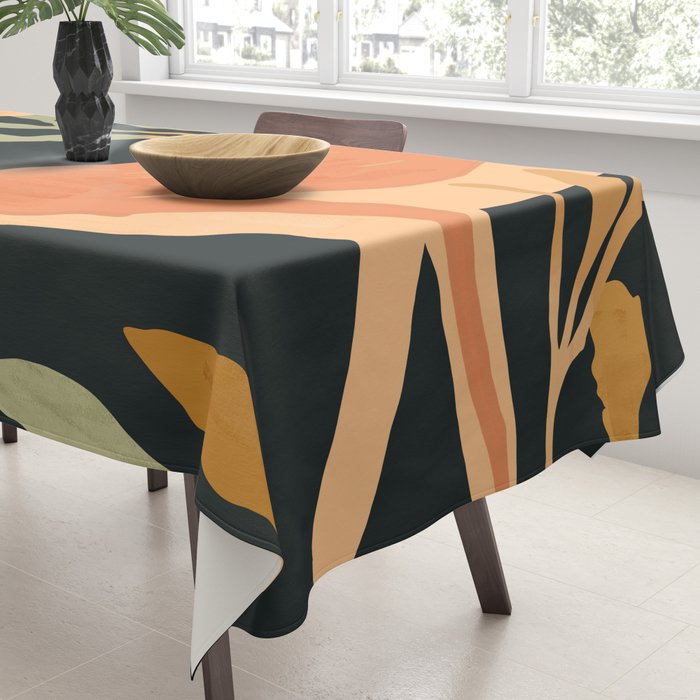 Minimal Abstract Art Deer Tablecloth Gallery Image 3