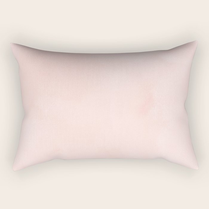 Seashell Pink Watercolor Rectangular Pillow Gallery Image 2